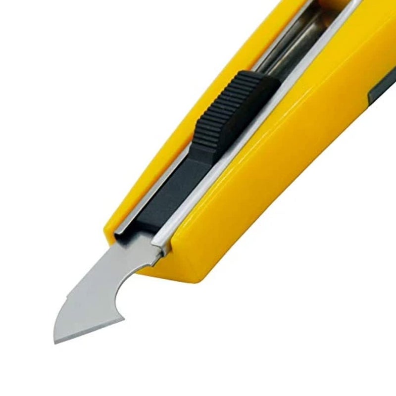 sulfar Acrylic Plastic Fibre Sheets Cutter Hook Knife Blade with 2 Extra Blades Inside (Random Colour) (1554) - Image 1