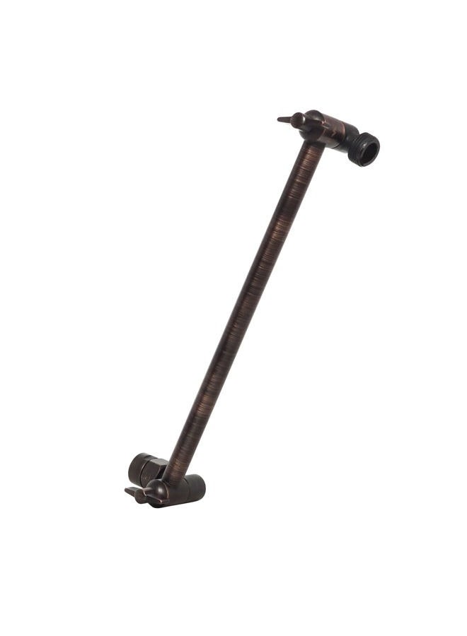 SparkPod 11” Solid Brass Adjustable Shower Arm Extension with Universal Connection to all Shower Heads. Easy to Install, Anti-Leakage with Highly Polished Finish (11", Oil Rubbed Bronze) - Image 1