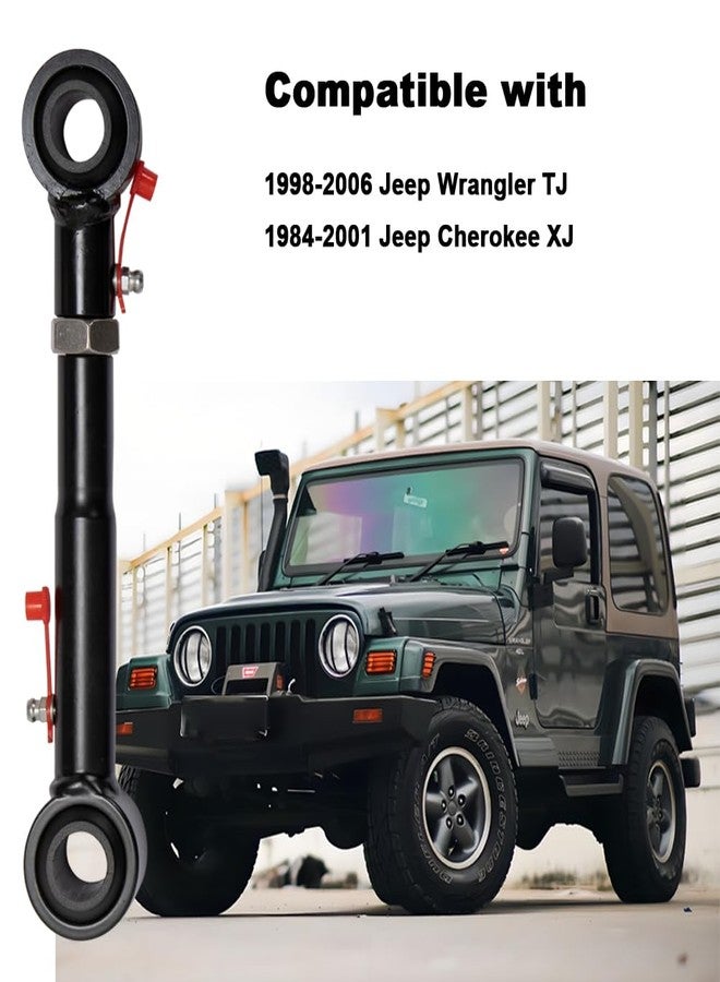HY-SPEED Adjustable Front Sway bar Quicker Disconnect System Compatible with 1998-2006 Wrangler TJ 1984-2001 Cherokee XJ with 2.5" - 6" Lifts Replace Quicker Disconnect SwayBar links - Image 2