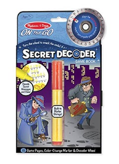 On The Go Spy Mystery Secret Decoder Book With Decoder Wheel And Magicreveal Pen