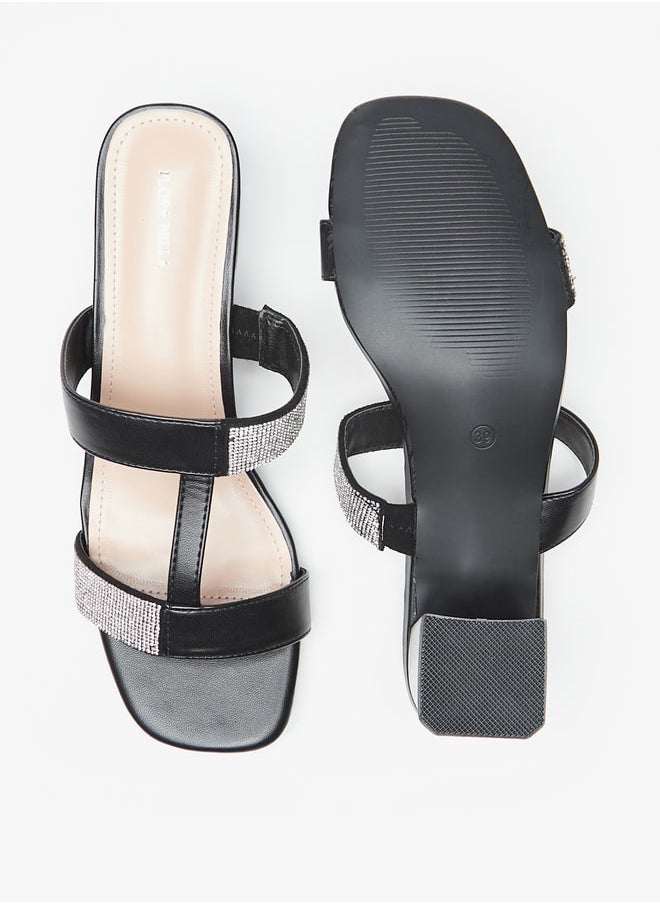 Flora Bella By Shoexpress Women's Strappy Slip-On Sandals With Block Heels Ramadan Collection  - Image 4