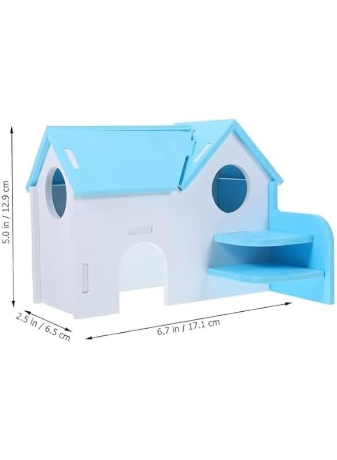 منزل بلاستيكي للحيوانات الصغيرة مع سلم تسلق ومنصة - Image 2
