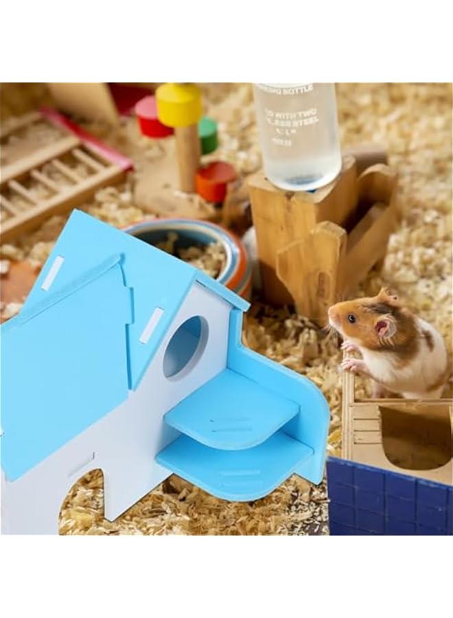 منزل بلاستيكي للحيوانات الصغيرة مع سلم تسلق ومنصة - Image 3