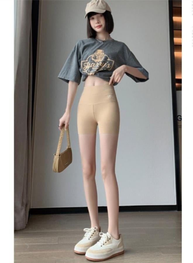 Summer Women Safety Shorts Seamless Thin Ice Silk High Waist Shorts No: H984  - Image 3