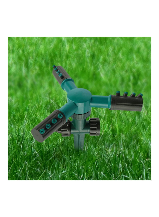 NIBEMINENT 360 Degree Rotating Sprinkler With Three-Arm Sprayer Green - Image 5
