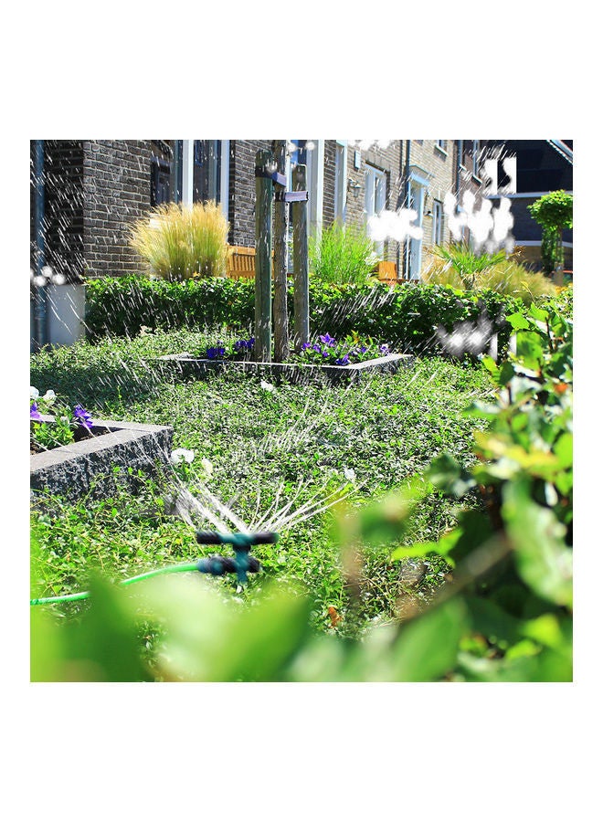 NIBEMINENT 360 Degree Rotating Sprinkler With Three-Arm Sprayer Green - Image 2