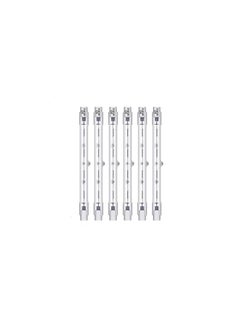 KASTWAVE R7s Linear Halogen Floodlight, Dimmable Light Bulb 118mm 300W 2800K, J Type Double Ended Base Bulbs Warm White for Floodlight, Landscape and Work Light, 6Pcs (Energy Class G)  - Image 1