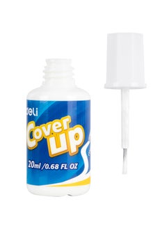 Deli Deli School Correction Fluid - 20ml, 12 PCS Fast Dry, White, E39291  - Image 2