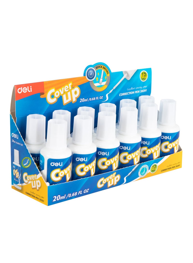 ديلي سائل تصحيح المدرسة من ديلي - 20 مل، سريع الجفاف، ابيض، E39291 - Image 3