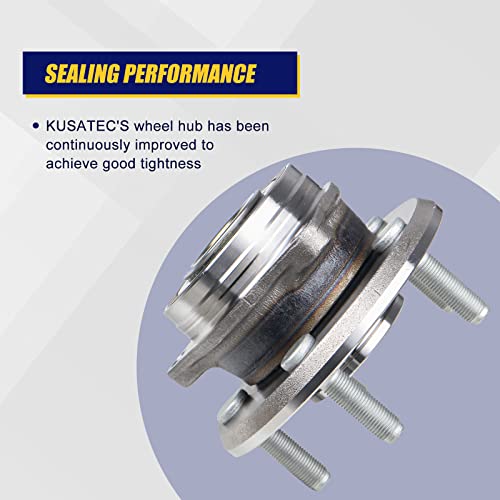 KUSATEC 513324 Front Wheel Bearing and Hub Assembly Compatible with for Dodge Durango 2011-2020, Jeep Grand Cherokee 2011-2019, 5 Lug w/ABS - Image 5