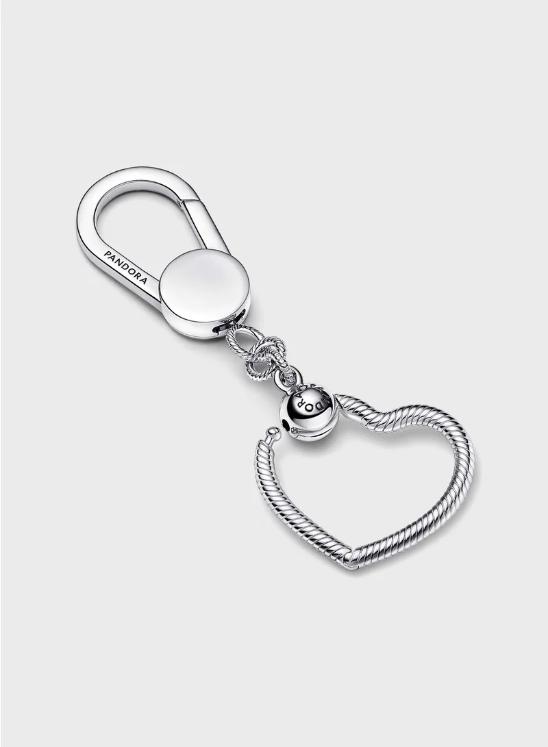 PANDORA Pandora Moments Small Heart Bag Charm Holder