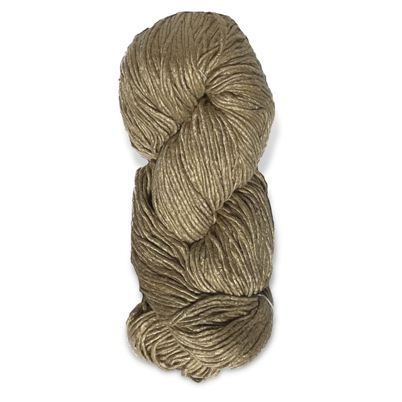 Revolution Fibers Regal Mulberry Silk Yarn - Worsted Weight - Single Ply Yarn - Solid & Multi Colors (Cookie Crumb) - Image 2