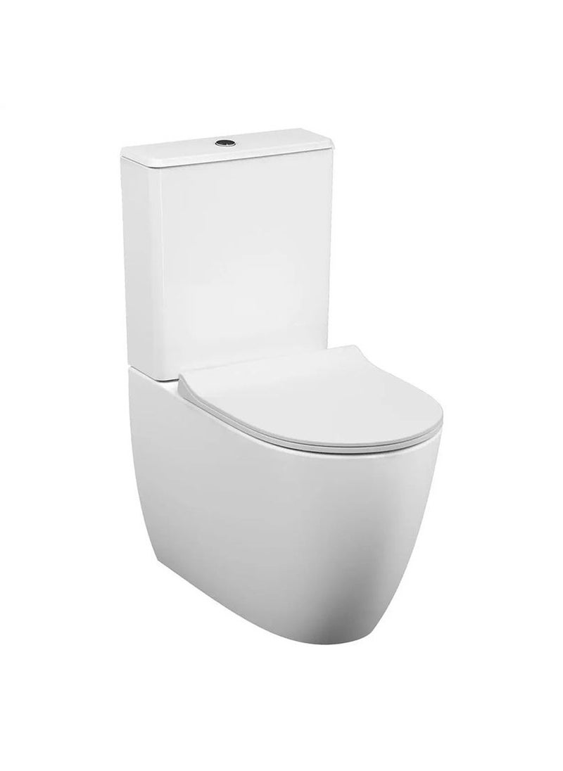 Vitra - VitrA Rimless Floor Standing WC Toilet 65 cm (D) - Glossy White - Image 1