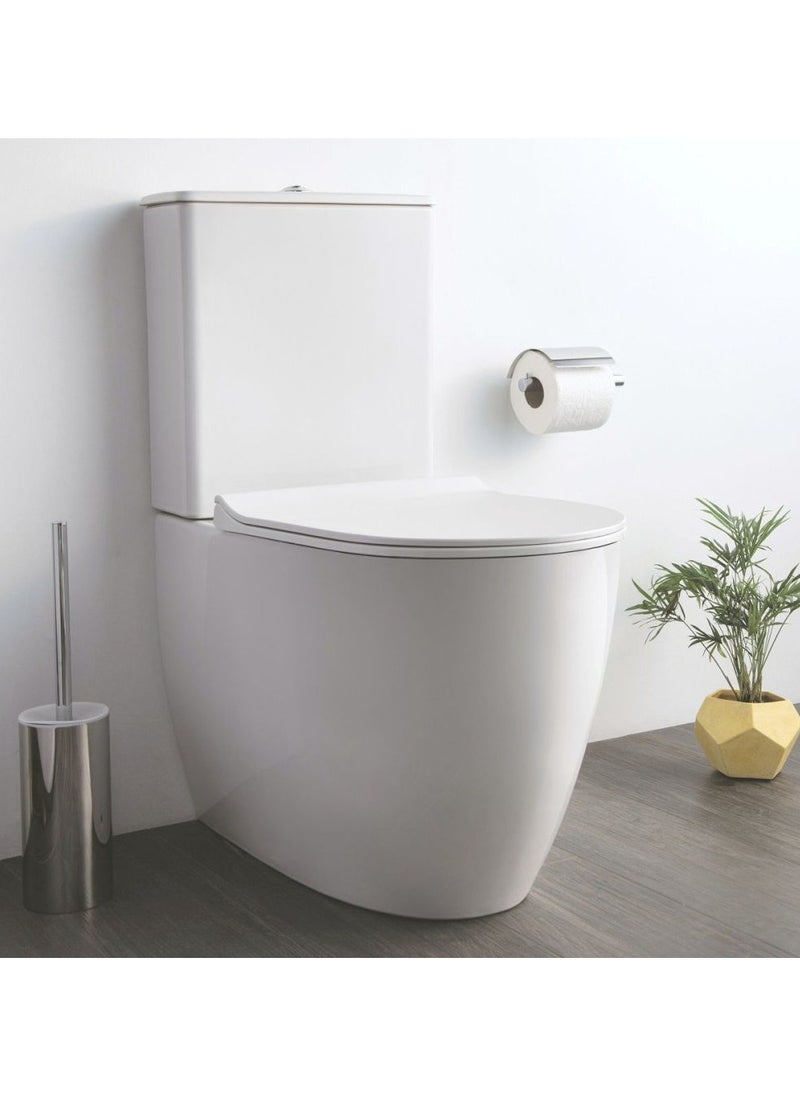 Vitra - VitrA Rimless Floor Standing WC Toilet 65 cm (D) - Glossy White - Image 1