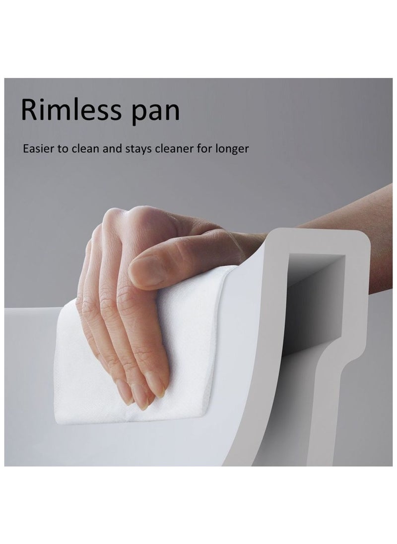 Vitra - VitrA Rimless Floor Standing WC Toilet 65 cm (D) - Glossy White - Image 1