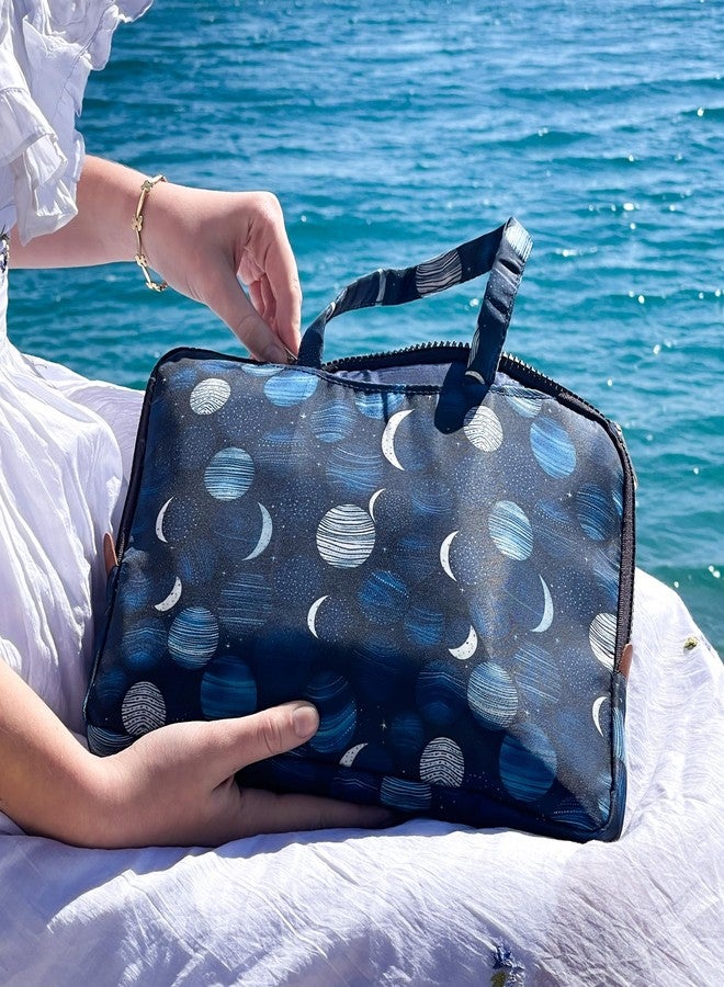 يوم بوكس Yumbox Poche - علبة غداء معزولة مزودة بمقابض وجيوب خارجية (أطوار القمر) - Image 4