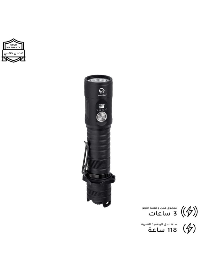 RovyVon - RovyVon GL7 Handheld Flashlight - 2000 Lumens - 300 Meters Beam Range - Waterproof and Shock-Resistant - Image 1