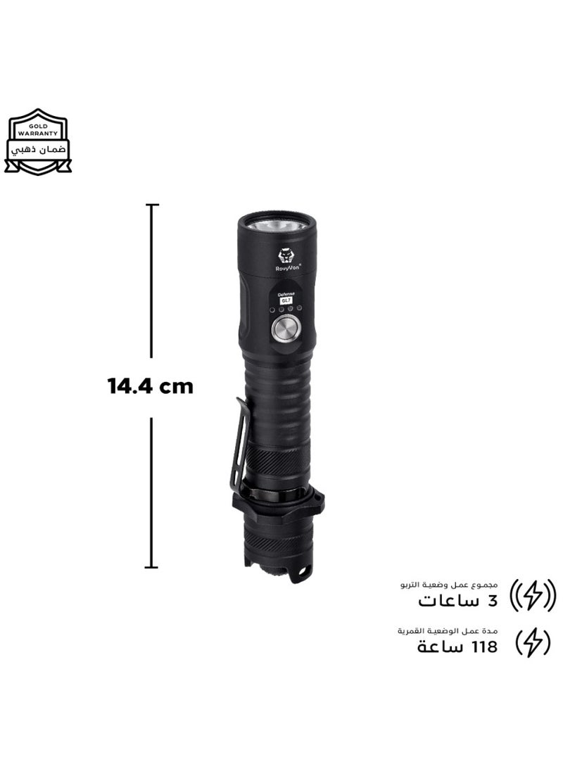 RovyVon - RovyVon GL7 Handheld Flashlight - 2000 Lumens - 300 Meters Beam Range - Waterproof and Shock-Resistant - Image 1
