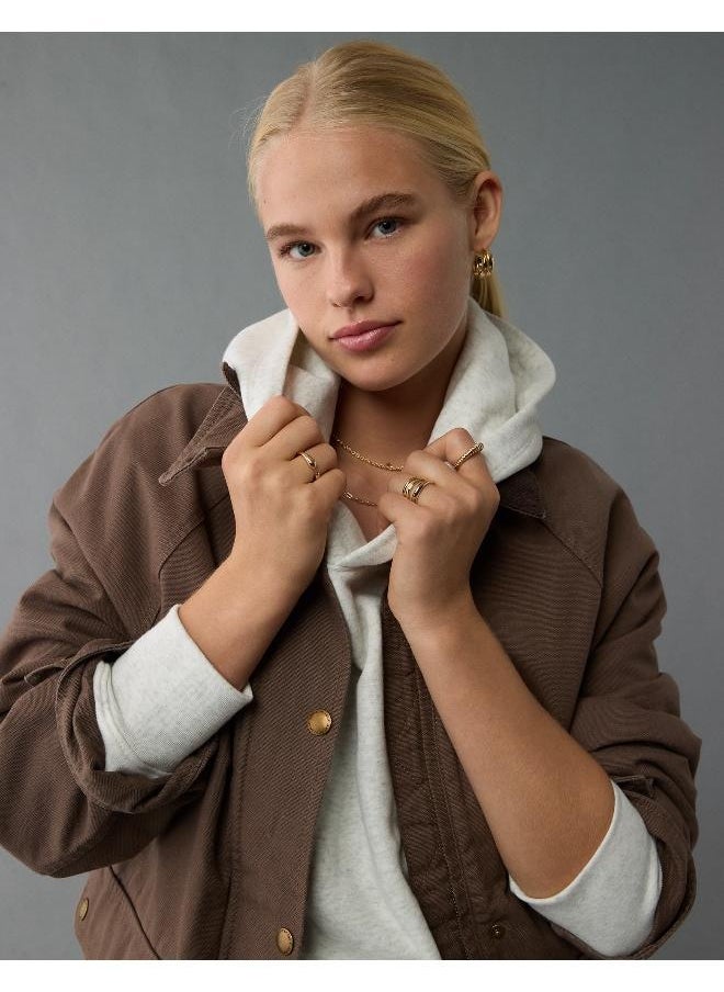 American Eagle - AE Canvas Utility Jacket - Image 1