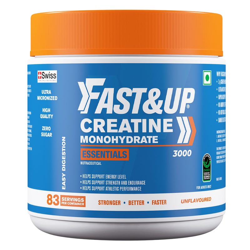 FAST&UP كرياتين مونوهيدرات ميكرونيزد - القدرة على التحمل - 250 جرام - 83 حصة، بدون نكهة - Image 1