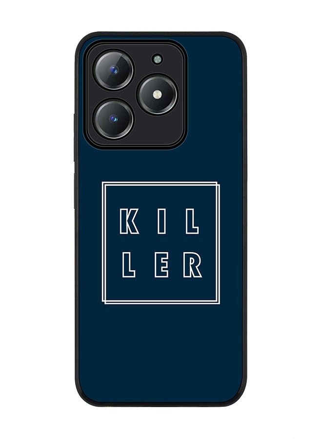 Stylizedd For Realme C63 / Realme C61 4G Case,Slim fit Camera Protection, Shockproof Thin Phone cover  - Killer Outline - Image 1