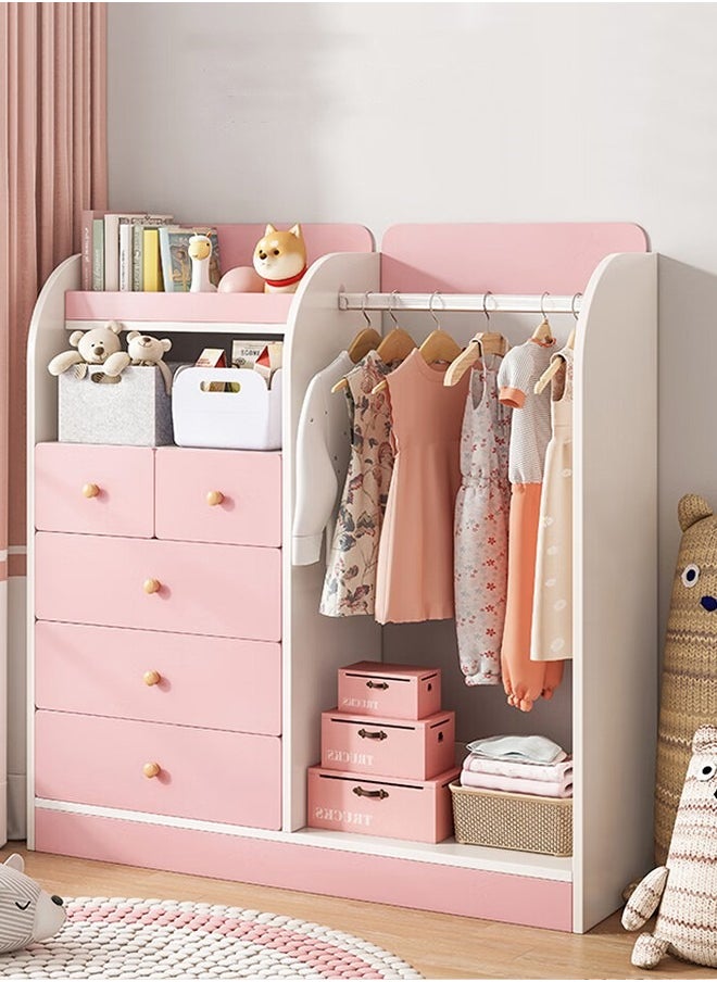 Kids Wardrobe Closet,Portable Clothes Rack with 5  Drawer,Freestanding Closet Organizers and Storage System with Hanging Rods,Storage Cabinet  Suitable for Cloakrooms,Bedrooms,Entrances - pzsku/Z8CE3CD5A44B807AE2C59Z/45/_/1728372438/672c7aeb-32e1-4db5-b52f-911e6fd36ec0