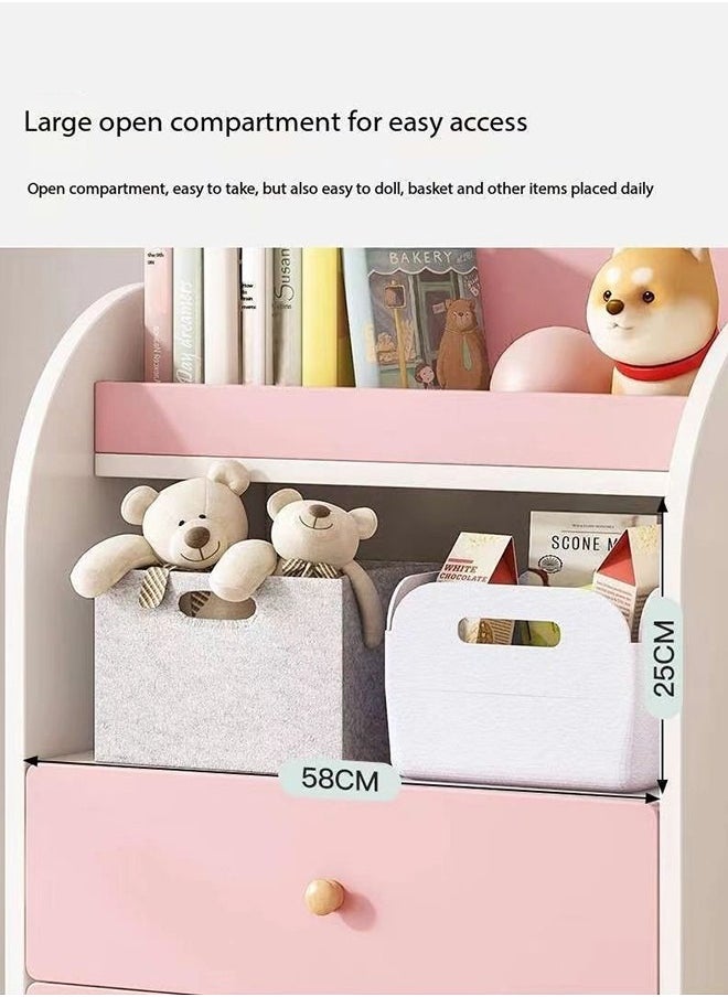 Kids Wardrobe Closet,Portable Clothes Rack with 5  Drawer,Freestanding Closet Organizers and Storage System with Hanging Rods,Storage Cabinet  Suitable for Cloakrooms,Bedrooms,Entrances - pzsku/Z8CE3CD5A44B807AE2C59Z/45/_/1728372487/9d246d39-4305-40f5-bb55-b969df457ae5