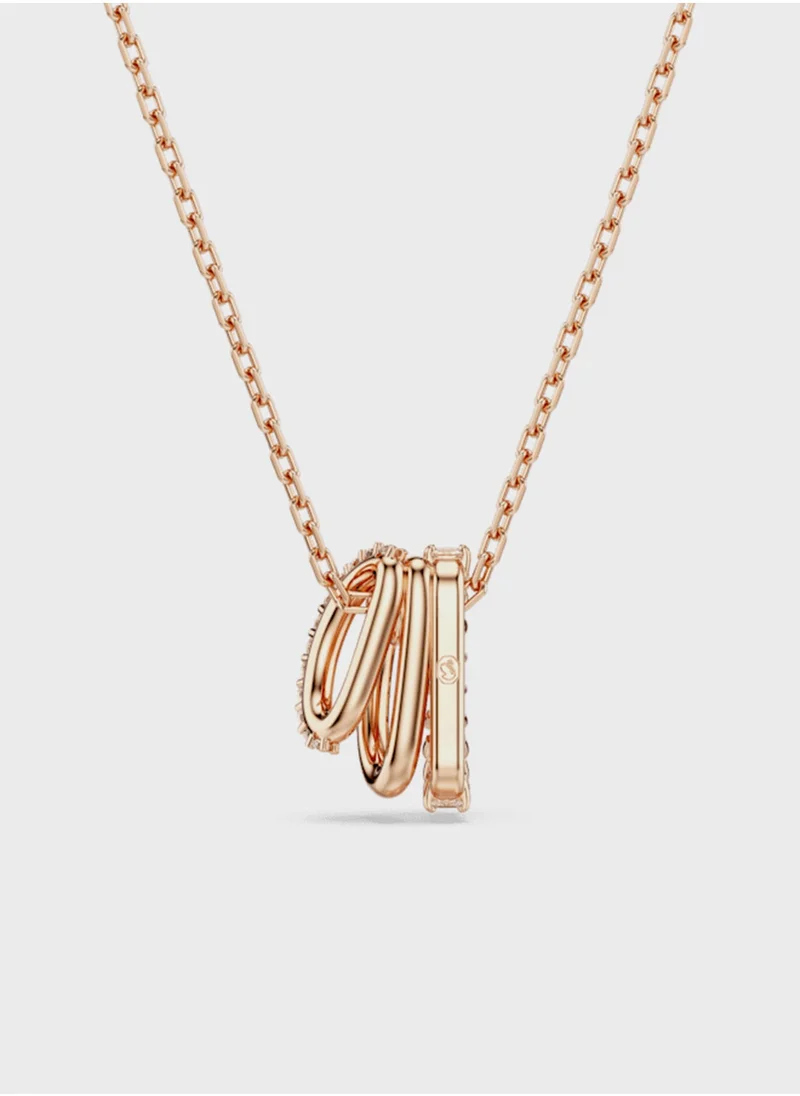 سواروفسكي Pendant Detail Long Necklace