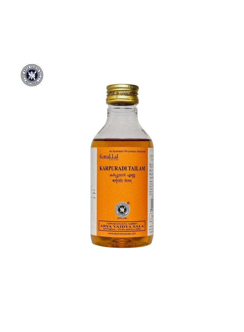 Kottakkal Ayurveda Karpuradi Tailam 200ml - Image 1