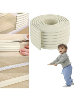 2M Safety Edge Corner Protector Baby Proofing Edge and Foam Corner Guard Protector Set Baby Foam Safety Strips Furniture Edge Safety Bumpers Soft Rubber Foam Edge Bumpers with Double-side Tape
