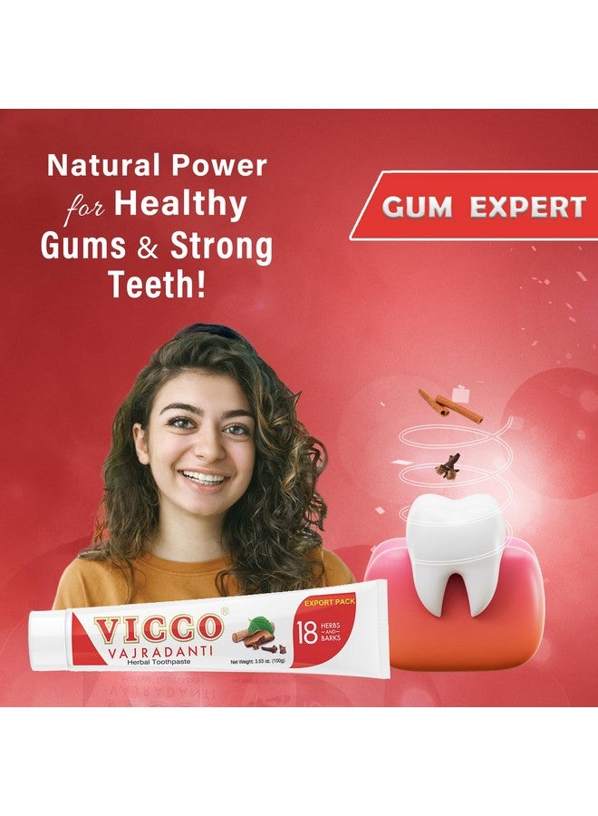 فيكو معجون أسنان فيكو فاجرادانتي العشبي، يحتوي على 20 عشبًا ولحاءً أيورفيديًا، طبيعي 100%، نباتي وخالٍ من القسوة - 3.53 أونصة (عبوة من 5 قطع) - Image 4