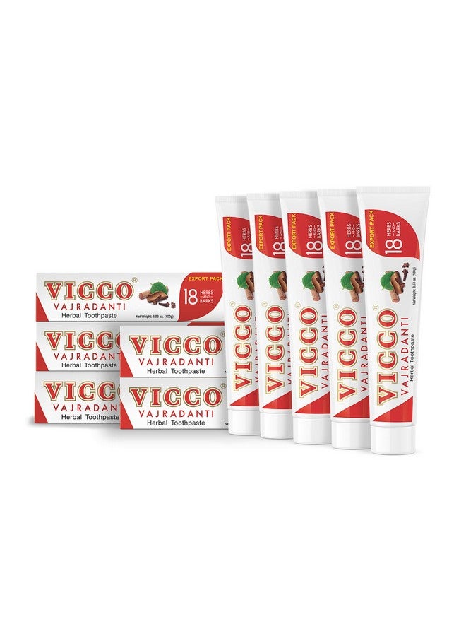 فيكو معجون أسنان فيكو فاجرادانتي العشبي، يحتوي على 20 عشبًا ولحاءً أيورفيديًا، طبيعي 100%، نباتي وخالٍ من القسوة - 3.53 أونصة (عبوة من 5 قطع) - Image 2