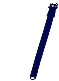 Generic Coteetci (1-A) Pencil 1 Silicone Cover, Stylus Kitty Cartoon Pen Case Sleeve For Apple Pencil 1 - BLUE 