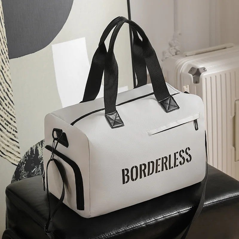 YQbest Logo High Quality Men's Sports Duffel Bag - Large Capacity Travel Gym Bag with Zipper for Fitness & Luggage - Image 3