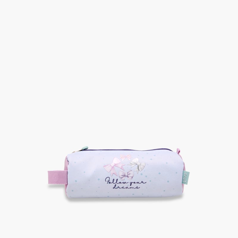 Enso Pouch-Merci Amour-1 Cmprt--Girls (Polyester) Green \ 23X9X9 - Image 1