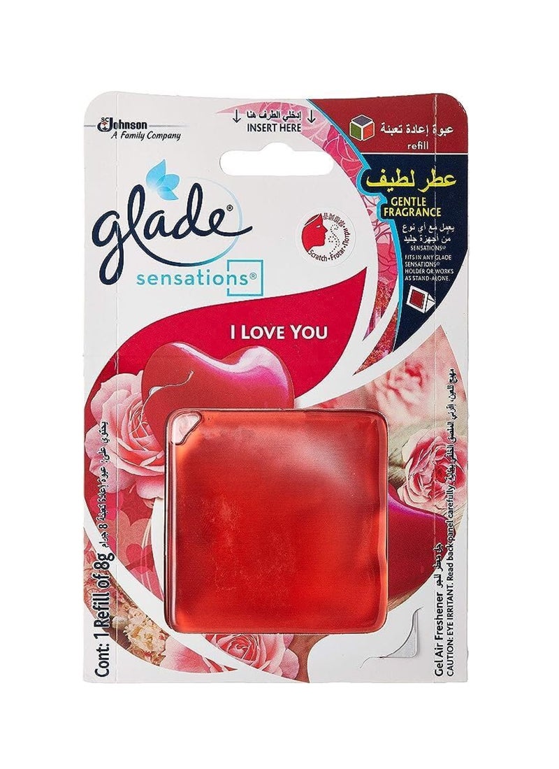 Glade Sensations Refill I Love You Air Freshener 8g