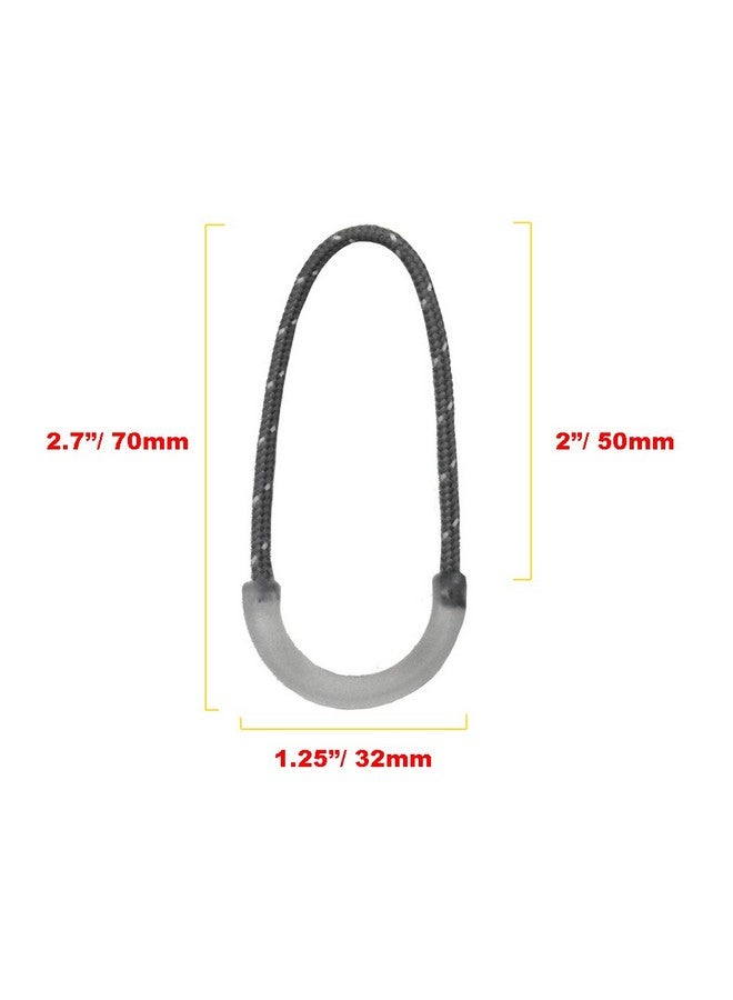 Renashed 20Pcs Self Luminous Zipper Pulls Cord Replacement For Backpacks, Jackets, Traveling Cases, Luggage, Purses, Handbags, Kids  - Image 2