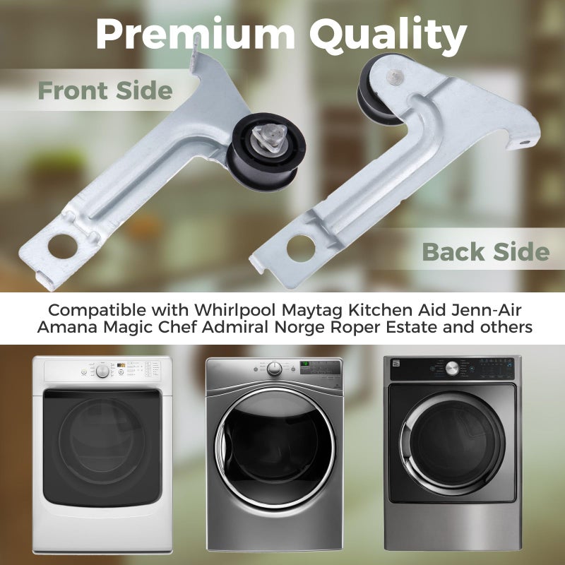 DRELD 8547174 بكرة المهمل للمجفف استبدال 8547174Vp Ps1487714 Ap3890848 Ap5983811 1201316 Ah1487714 Ea1487714 لاستبدال دوامة Maytag Kenmore Kitchen Aid - Image 4