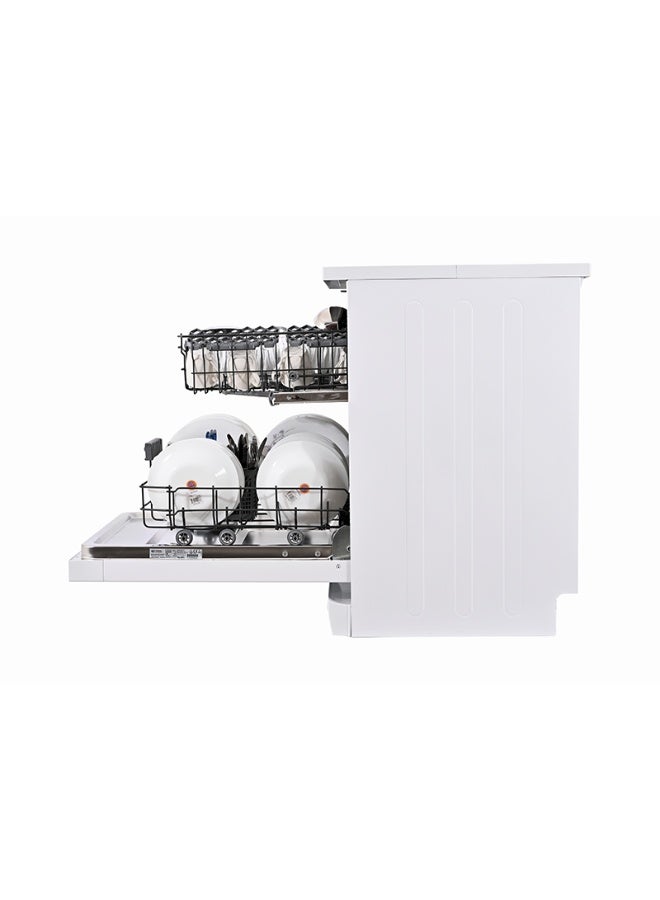 جنرال سوبريم غسالة صحون ,6 برامج,13 مكان,2 رف,تجفيف,نصف تحميل,أبيض GSDW1326WVT - Image 4