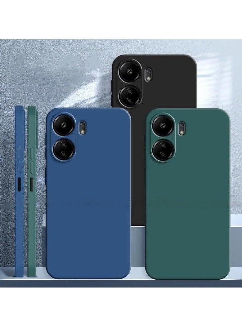 BORTONY Xiaomi Redmi 13C 4G Case Cover Soft TPU Silicone Case Lightweight Shock Protective Cover with Camera Protection Designed for Xiaomi Redmi 13C - Image 3