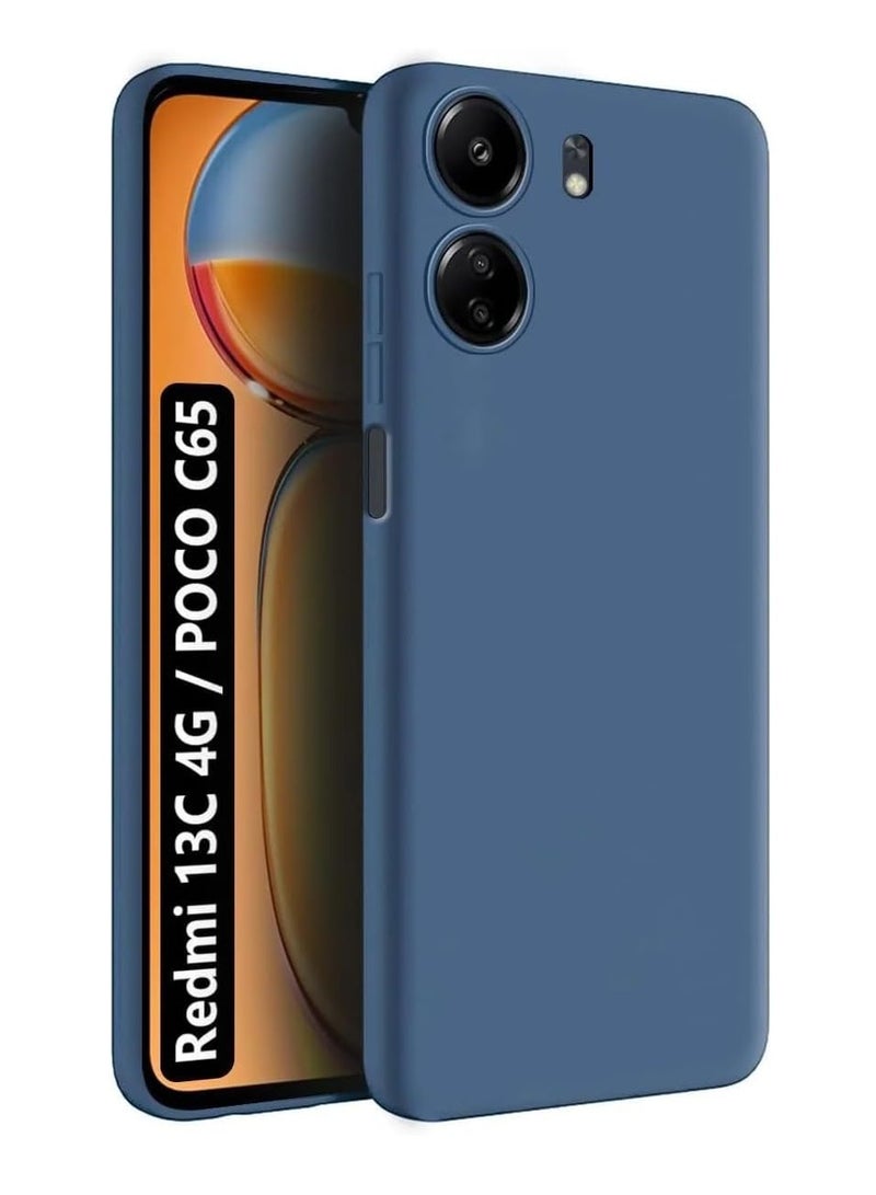 BORTONY Xiaomi Redmi 13C 4G Case Cover Soft TPU Silicone Case Lightweight Shock Protective Cover with Camera Protection Designed for Xiaomi Redmi 13C - Image 1