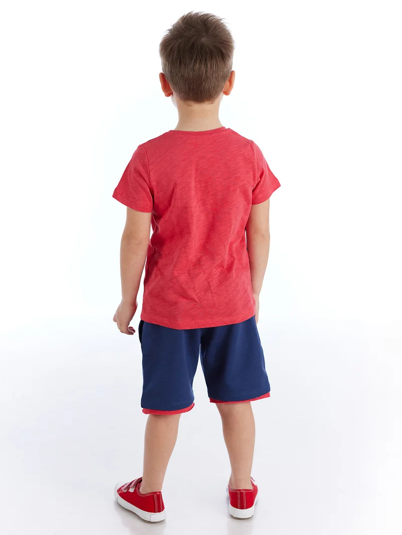 Denokids Pirate Dino Boy T-shirt&Shorts Set