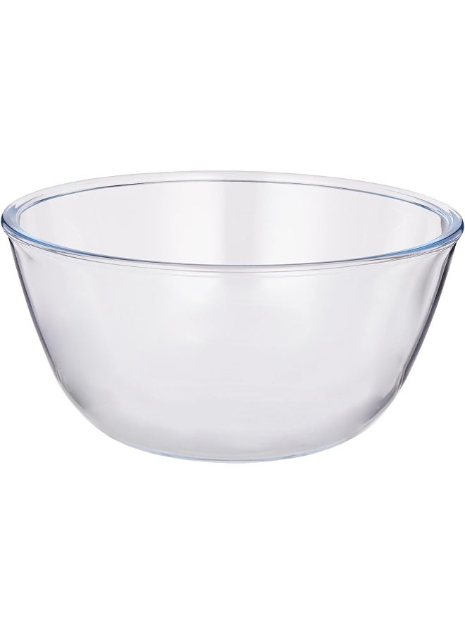 BOROSIL Glass Mixing & Serving Bowl Transparent - Image 1