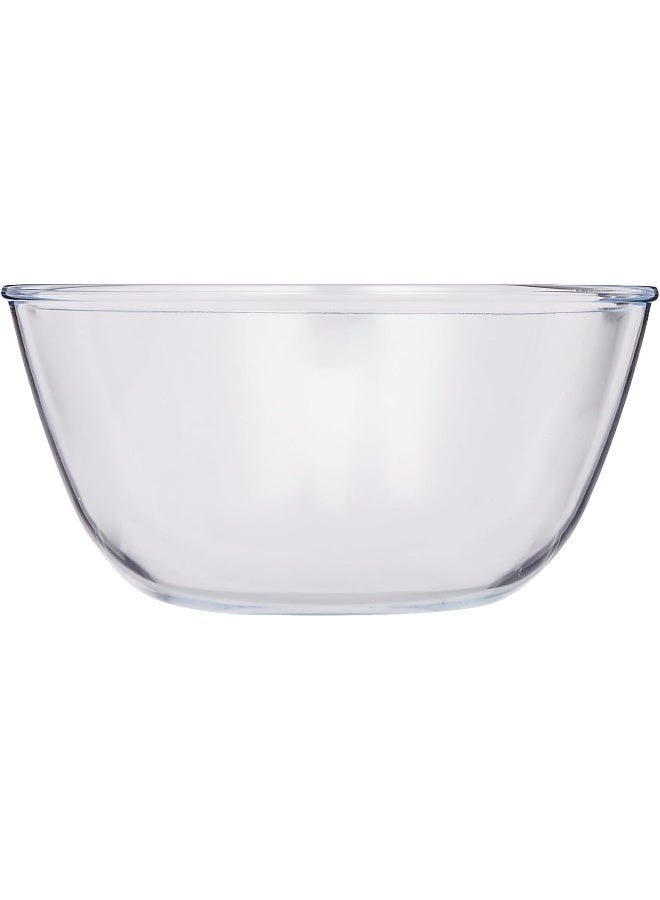 BOROSIL Glass Mixing & Serving Bowl Transparent - Image 2