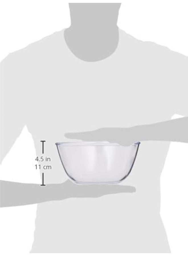 BOROSIL Glass Mixing & Serving Bowl Transparent - Image 5