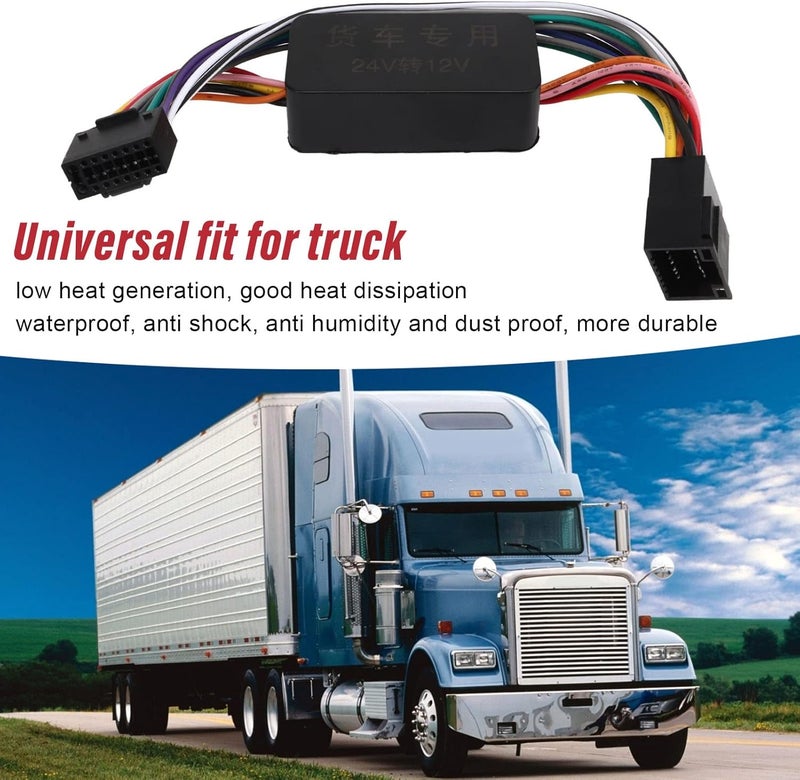 klarako 24V to 12V,Truck 24V to 12V Voltage Buck Converter Volt Converter Transformer Reduction Module for Android Host - Image 3