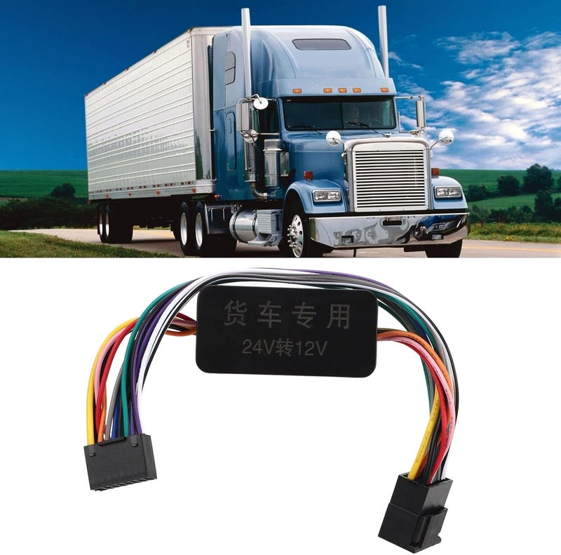 klarako 24V to 12V,Truck 24V to 12V Voltage Buck Converter Volt Converter Transformer Reduction Module for Android Host - Image 2