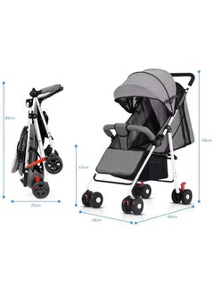 LO.BABY.VE 2-in-1 Convertible Baby Stroller with Bassinet Mode - Toddler Stroller Seat  - Image 3
