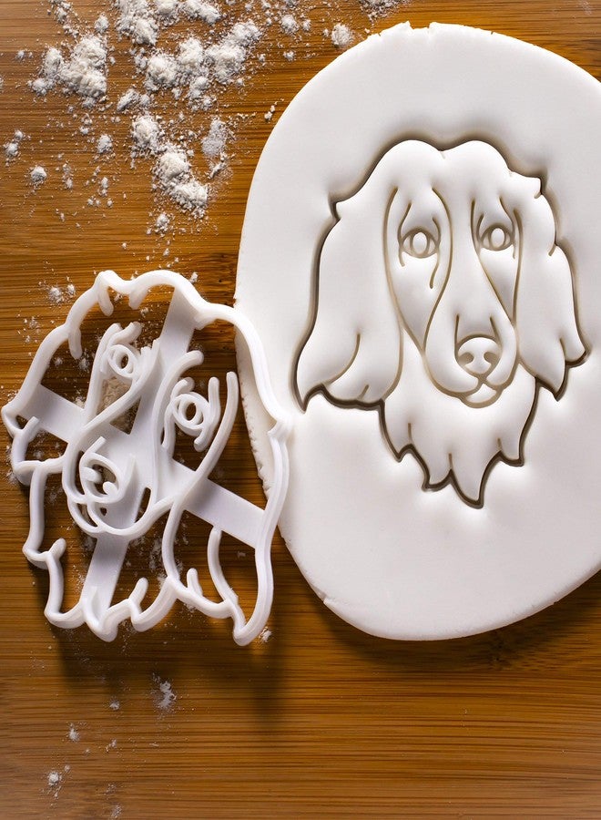 Bakerlogy Long Haired Dachshund Face cookie cutter, 1 piece - Bakerlogy - Image 2