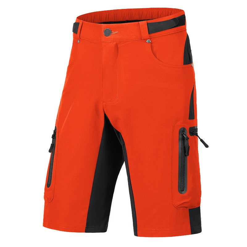 Generic Factory Direct Sports mountain bike mens shorts 2023 Summer wear-resistant quick-drying breathable outdoor cycling pants MT011 Orange 